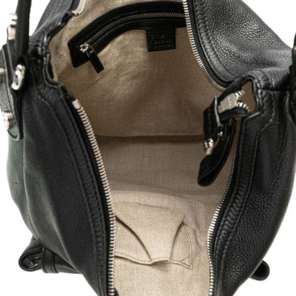 Gucci Interlocking G 232935 Black Leather Women's Gucci