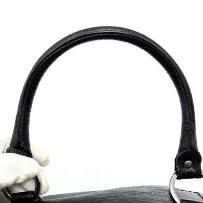 Gucci 113009 Handbag Mini Boston Leather Black Women Men Fashion