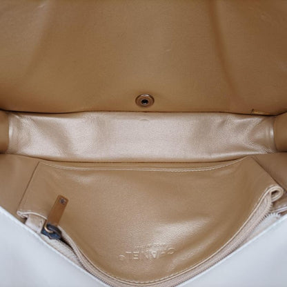 Chanel Boy Chanel White Lambskin A6754617742353