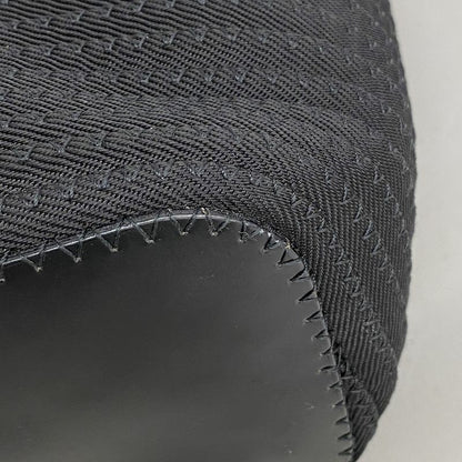 Gucci Handbag Bamboo 000 1998 0540 Nylon Black Silver Hardware Women