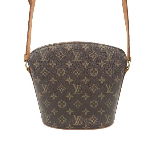 Louis Vuitton Monogram Drouot Shoulder Bag M51290 Brown