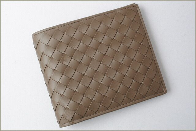 Bottega Veneta Wallet Bottega Veneta Fold Over Wallet Intrecciato 113993 Khaki