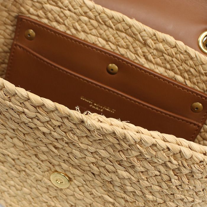 Saint Laurent Manon Mini Bag 774269 Baggage Bag Raffia Leather Women