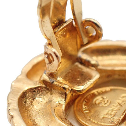 Chanel Earrings Pearl Gold 61ka992