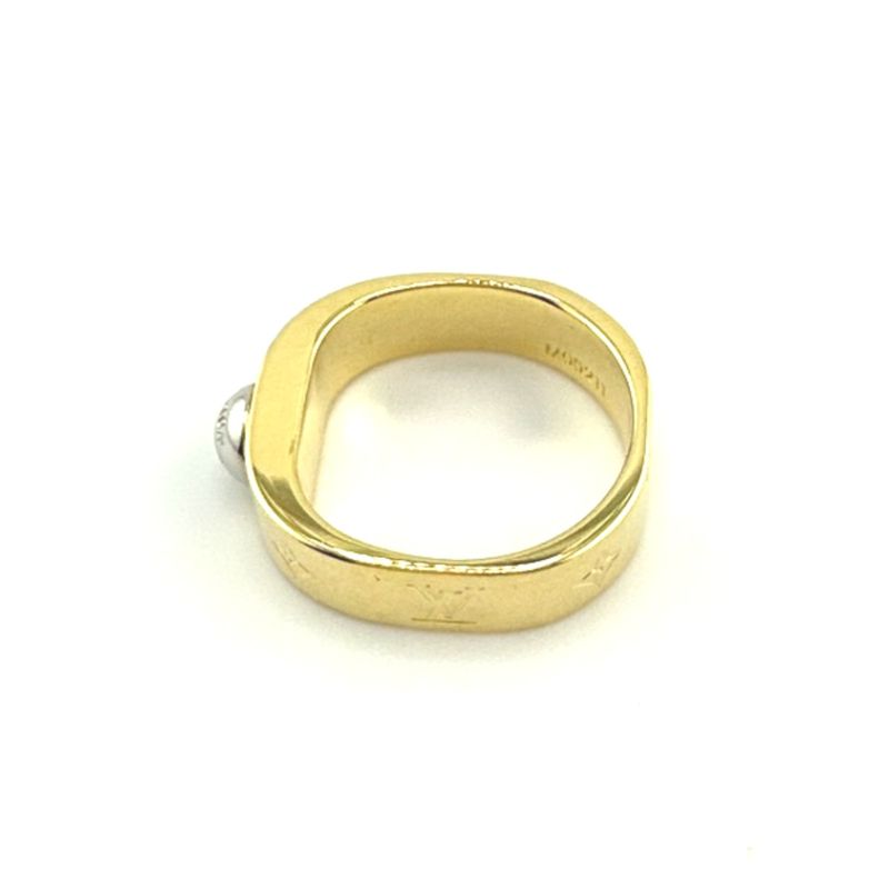 Louis Vuitton M00211 Nanogram Ring M Size Ring / Ring Louis Vuitton Gold