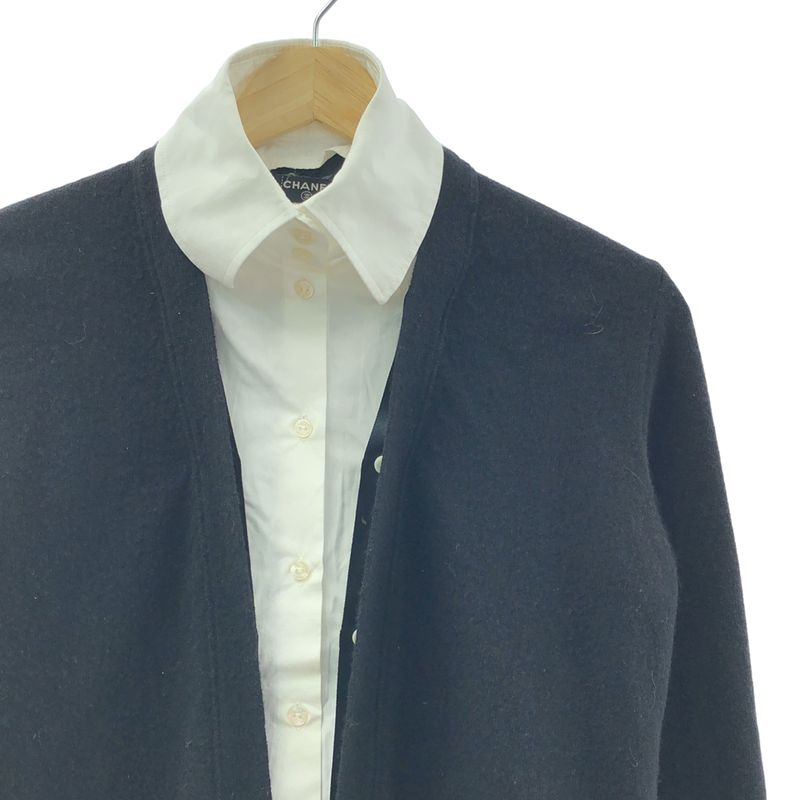 Chanel | 2004aw | Trevotoni Shirt Part Docking Cashmere Knit Cardigan | 38 |