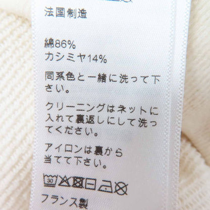 Celine 2y244450i Cotton Cashmere Anchor Print Long Sleeve Sweatshirt Off White