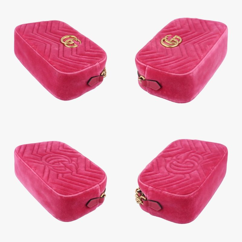 Guccigg Marmont Red Velour 447632 H025917846