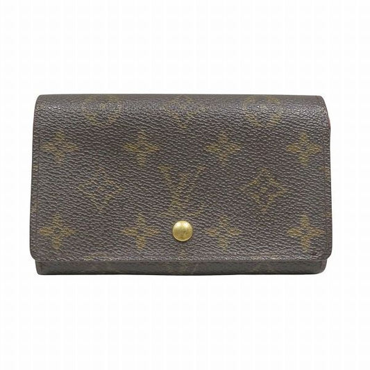 Louis Vuitton Monogram Portefeuille Tresor M61736 L-shape Zipper Bifold Wallet