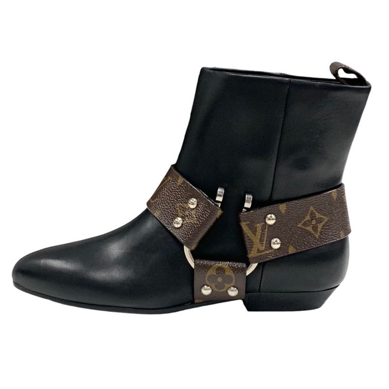 Unused Louis Vuitton Rhapsody Line Monogram Boots Short Boots Ankle Boots