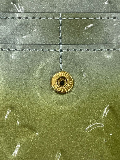 Louis Vuitton Monogram Vernis Portefeuille Sarah Long Wallet M91564 Givre Green