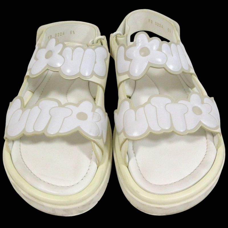 Good Louis Vuitton Flower Line Sports Sandals Size 5.5 Approx 25cm (9.84in)