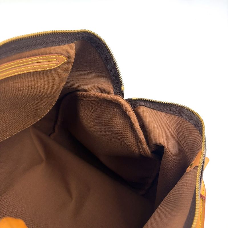 Louis Vuitton Speedy 40 Monogram Leather X PVC Brown Handbag Gold M41522