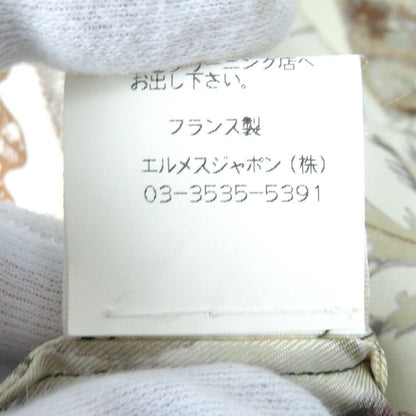 Hermes Vintage Tourbillon Swirls 100% Silk Margiela Period Fallen Leaves Long