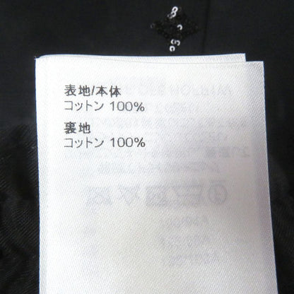 Louis Vuitton 23SS Monogram Sequined Trousers Easy Pants Black 40 Made In