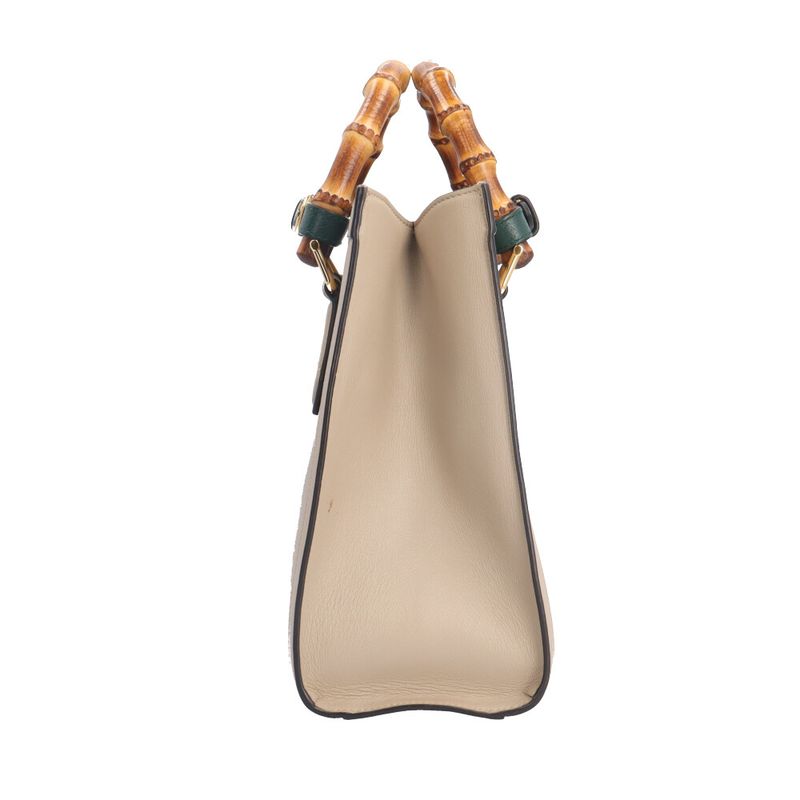 Gucci Diana Small Bamboo Shoulder Bag Leather 660195 Beige Ladies Gucci