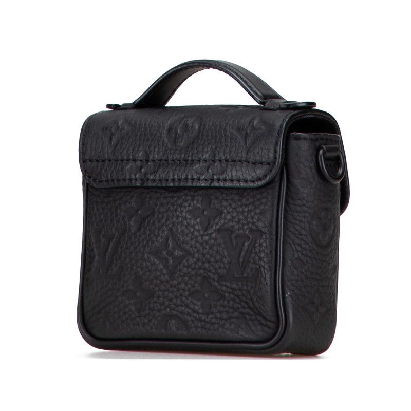 Louis Vuitton Taurillon Monogram Pico S Lock Mini Handbag Shoulder Bag 2WAY