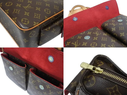 Louis Vuitton Multipli Cite Handbag Monogram Leather Gold — view 8