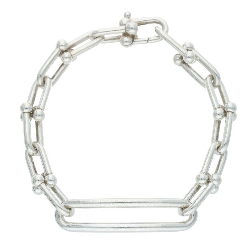 Tiffany & Co Hardwear Hardware Medium Link Silver Bracelet Men's