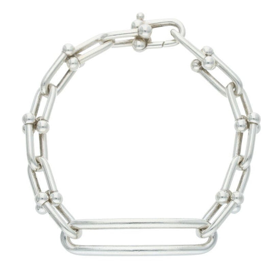 Tiffany & Co Hardwear Hardware Medium Link Silver Bracelet Men's
