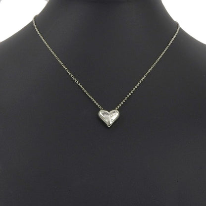 Tiffany & Co Dot's Heart 5P Pt950platinum X Diamond Ladies 11.5g Necklace