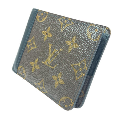 Louis Vuitton Men's Bifold Wallet Monogram Macassar Portefeuille Gaspar
