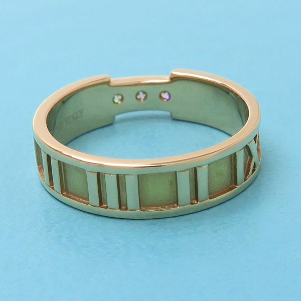 Tiffany & Co Atlas Ring / Diamond 3p#165