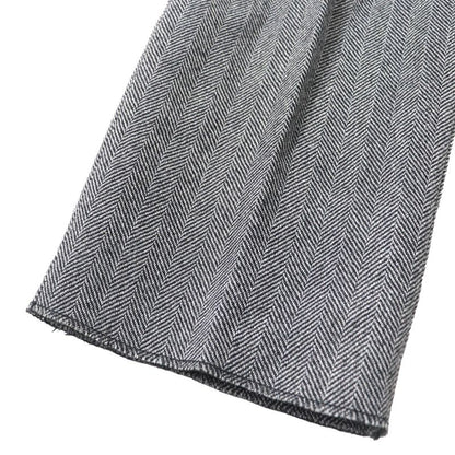 Gucci Vintage 2000 100% Wool Tom Ford Period Leather Belted Herringbone