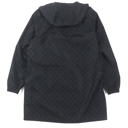  Louis Vuitton 22AW Hnk48w Mid-length Monogram Windbreaker Hoodie Black 50