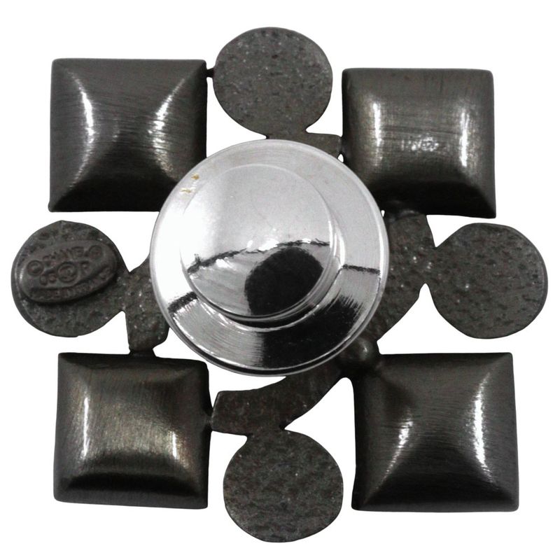 Chanel Coco Mark Pin Brooch Metal And Rhinestone Red 05P Ladies 8.0g Brooch