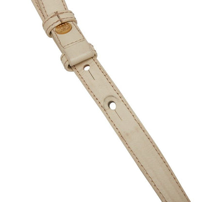 Loewe Anagram Crossbody Shoulder Bag Beige White Suede Leather Women's Loewe