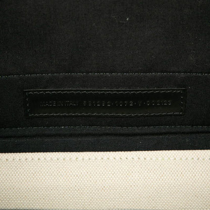 Balenciaga Navy Cabas Su M 581292 Beige Yellow Canvas Women's Balenciaga