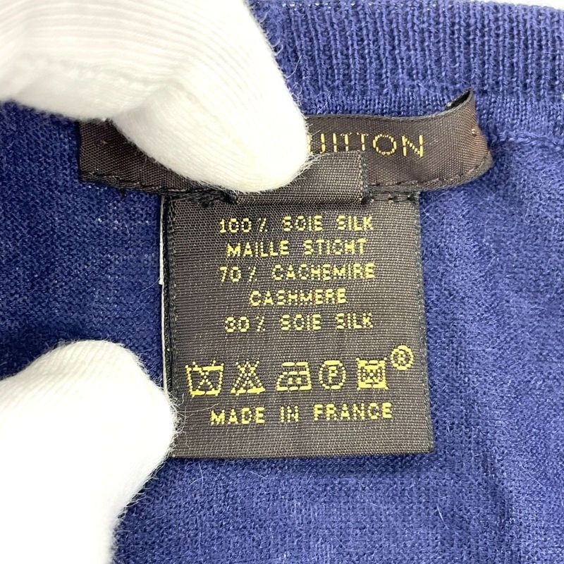 Louis Vuitton Silk And Cashmere Set-up S 34 Leopard Print Multicolor Made In