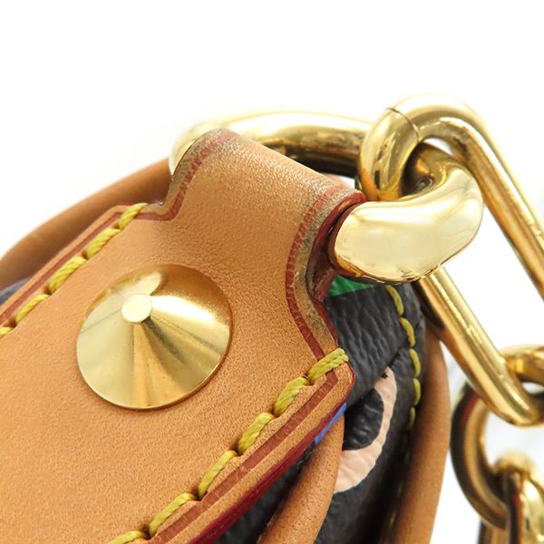 Louis Vuitton Shoulder Bag Patti Monogram Multicolor Noir Black Gold Hardware