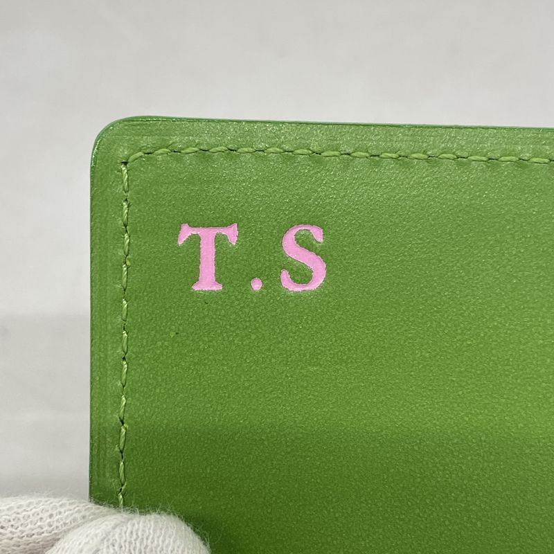 Louis Vuitton Vernis Portefeuille Sarah M93635 Vert Toninic Cles Dies