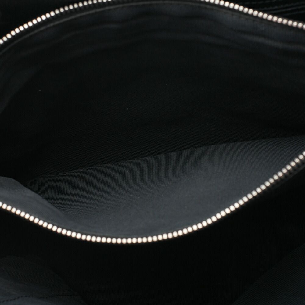 Chanel Shoulder Bag Matelasse GST Chain Tote Cabiskin Black Silver Hardware