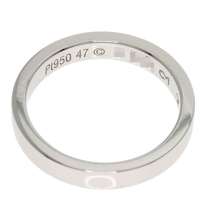 Cartier C De Cartier 1P Diamond #47 Ring Pt950 Ladies