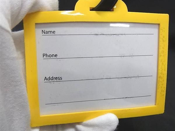 Fendi Zucca Pattern Bag Motif Name Tag Name Tag Charm Brown And