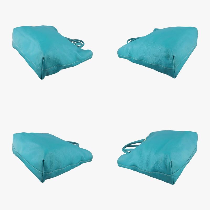 Prada Vitello Phoenix Green Leather Bn17137 8 219