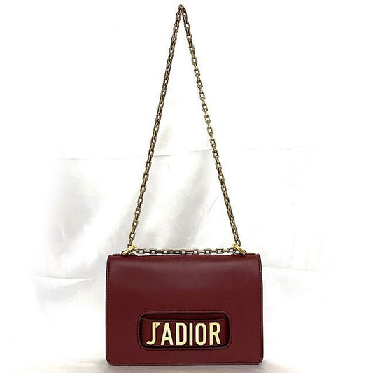 Christian Dior Chain Shoulder Bag F21215 Red