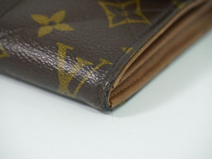 Authentic Louis Vuitton LV Portefeuille Sarah Monogram Etoile Long Wallet Brown