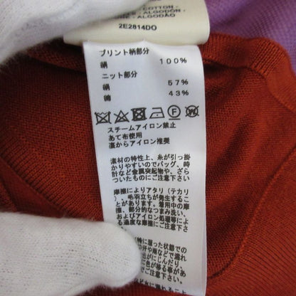 22ss Hermes Grand Tralala Twill Laine Short Sleeve Silk Cut and Sewn 2e2814do