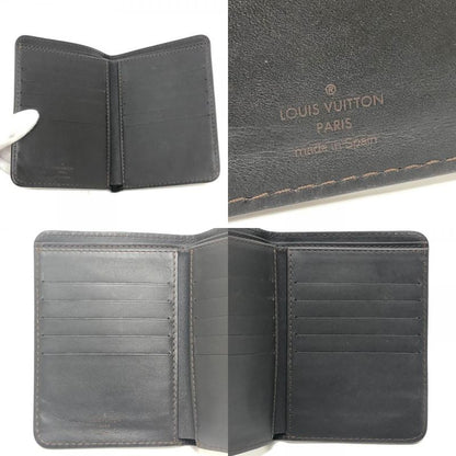 Louis Vuitton Bifold Wallet Leather Cafe