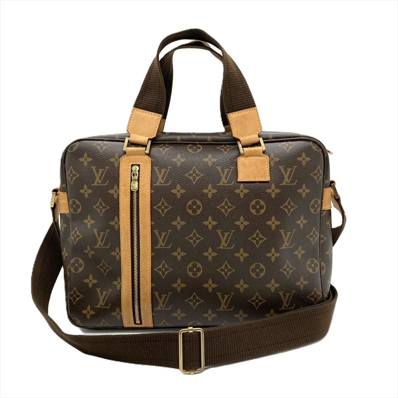 Louis Vuitton Sac Vosfort Tote Bag Monogram Canvas Leather M40043 Brown Ca0026