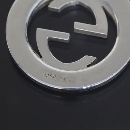 Gucci Necklace Interlocking Silver 925 55 cm E1357
