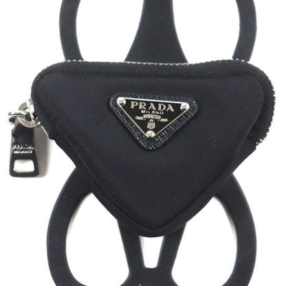 Prada 1zt054 Nylon Re-nylon Triangle Logo Neck Strap Phone Holder Cell Phone