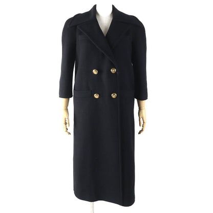 Gucci 22SS 669523 Wool Logo Gold Button Back Pleats Seventh Sleeve Double