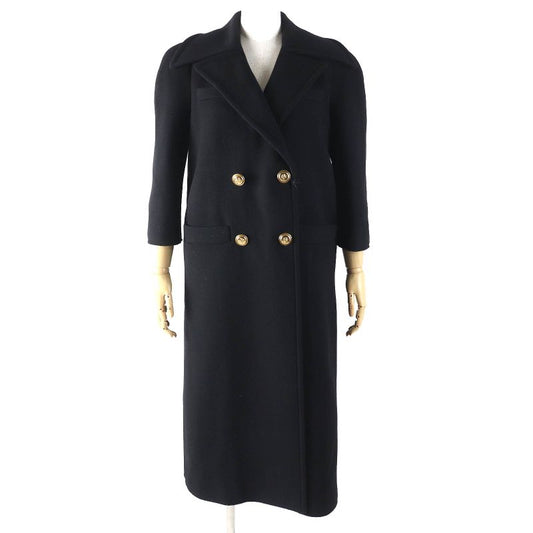 Gucci 22SS 669523 Wool Logo Gold Button Back Pleats Seventh Sleeve Double