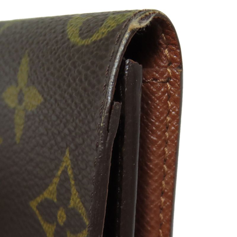 Louis Vuitton M62920 Enveloppe Carte De Visite Card Case Monogram Canvas Women