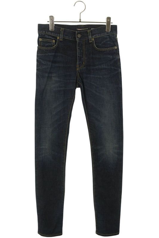 Saint Laurent Paris 13SS 321821 Yv085 Washed Skinny Denim Pants Men's 26